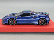 Modellautos 1:43 BBR Concept43 Ferrari 488 Pista RHD Blu TdF 2019 Ltd 7/20 OVP