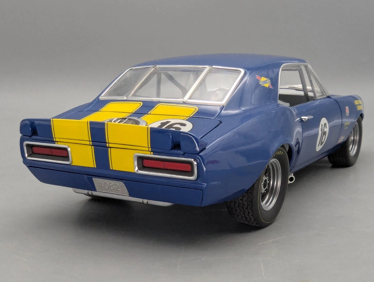 Modellautos 1:18 GMP Chevrolet Camaro Z28 Penske 1967 #16 George Follmer mit OPV
