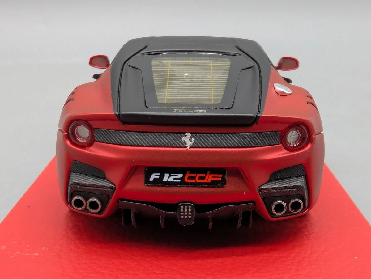 Modellautos 1:43 BBR Concept43 Ferrari F12 TdF Rosso Magma Matt 04/10 mit OVP