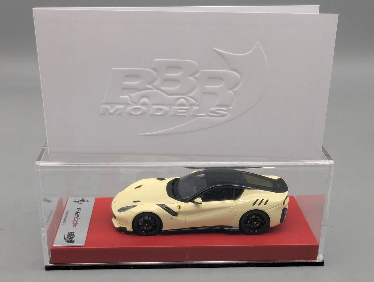 Modellautos 1:43 BBR Concept43 Ferrari F12 TDF Avorio Gloss Ltd 02/15 OVP