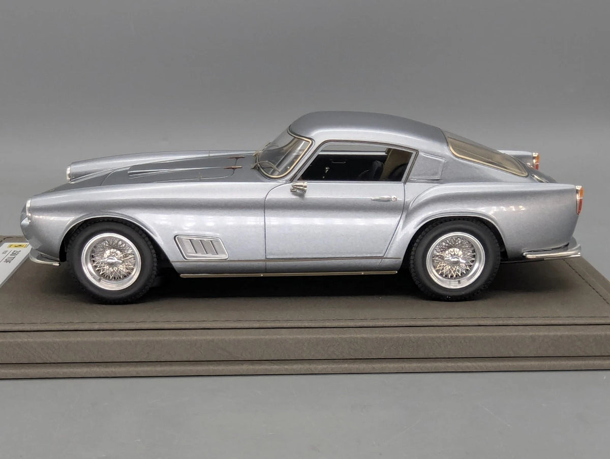 Modellautos 1:18 BBR Ferrari 250 TdF 1958 Met. Silver Ltd 09/18 Lederplatte OVP