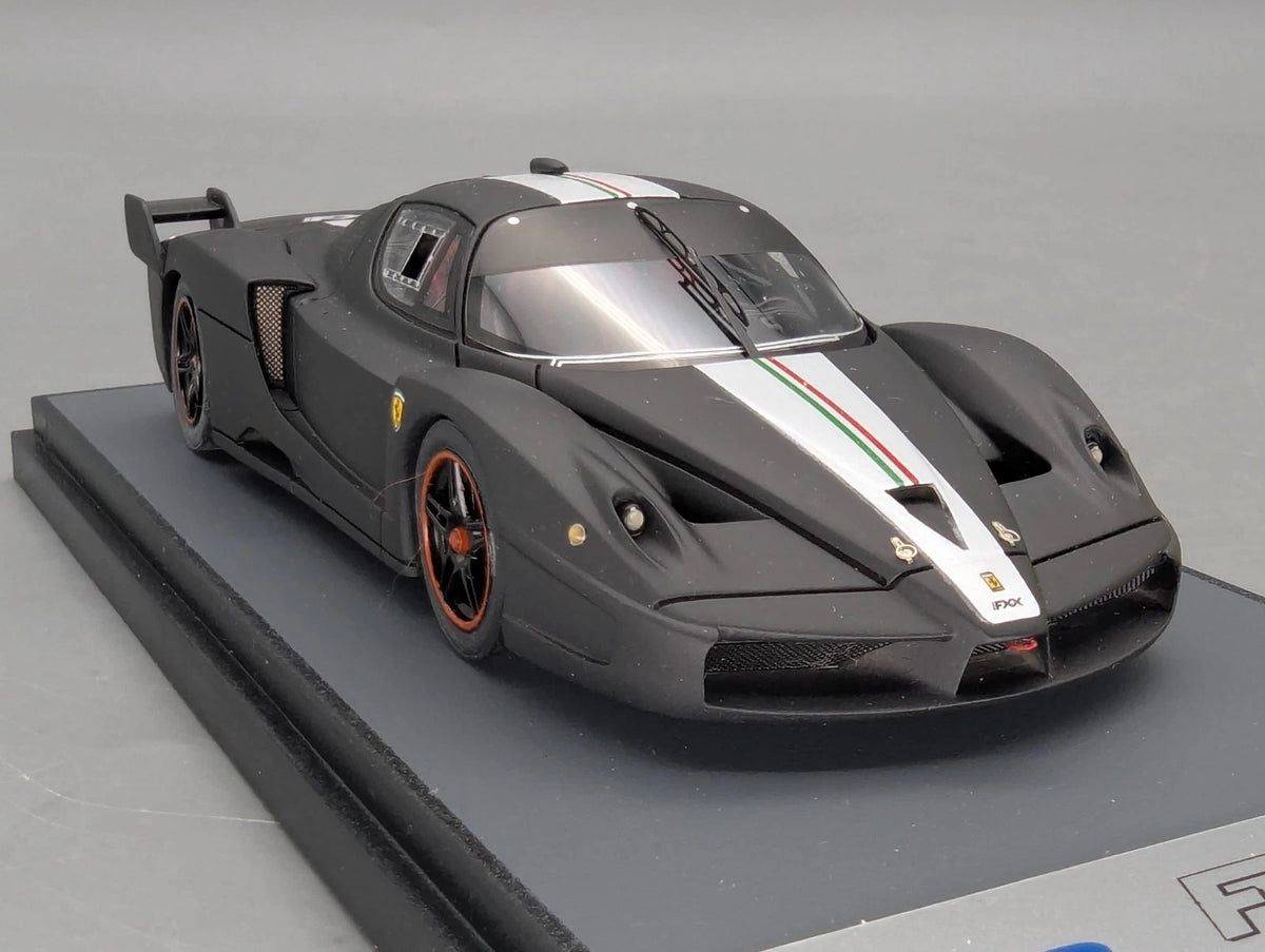 Modellautos 1:43 BBR Ferrari FXX 2006 Black Matt Ltd 20/20 mit Vitrine + OVP
