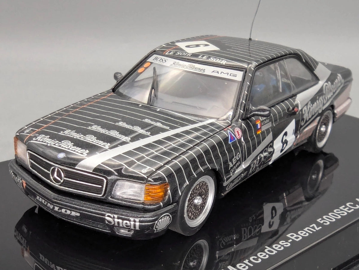 Modellautos 1:43 AUTOart Mercedes Benz 500SEC AMG Spa 1989 #6 Ludwig u. A. OVP