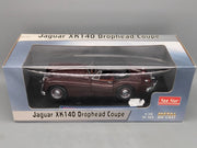 Modellautos 1:18 Sun Star Jaguar XK140 Drophead Coupe Dunkel Rot mit OVP