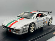 Modellautos 1:18 Hot Wheels Ferrari F355 Challenge 1998 #7 Silber mit OVP