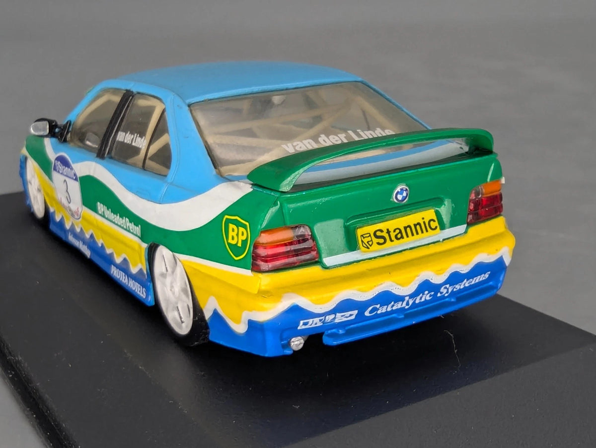 Modellautos 1:43 Minichamps BMW 318i  is/4 South Africa #3 v. d. Linde mit OVP