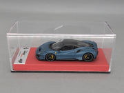 Modellautos 1:43 BBR Concept43 Ferrari 488 Pista Blue Capri Matt 10/10 OVP