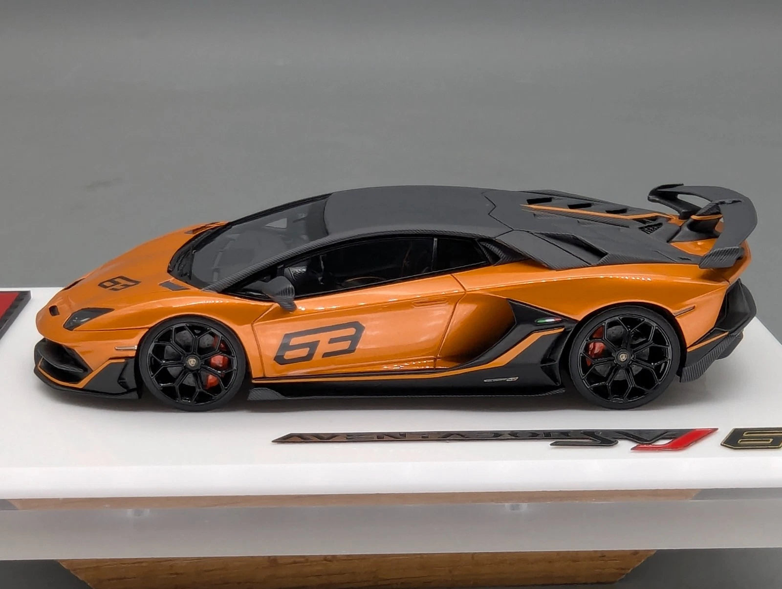 Eidolon Make Up 1:43 Lamborghini Aventador SVJ 63 2018 #63 Orange Ltd 53/63 OVP