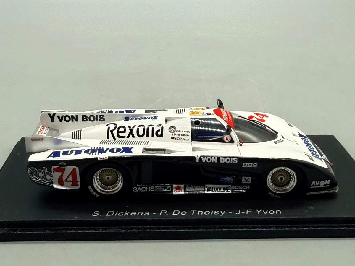 Modellautos 1:43 Spark Gebhardt 853 Le Mans 1986 #74 + OVP
