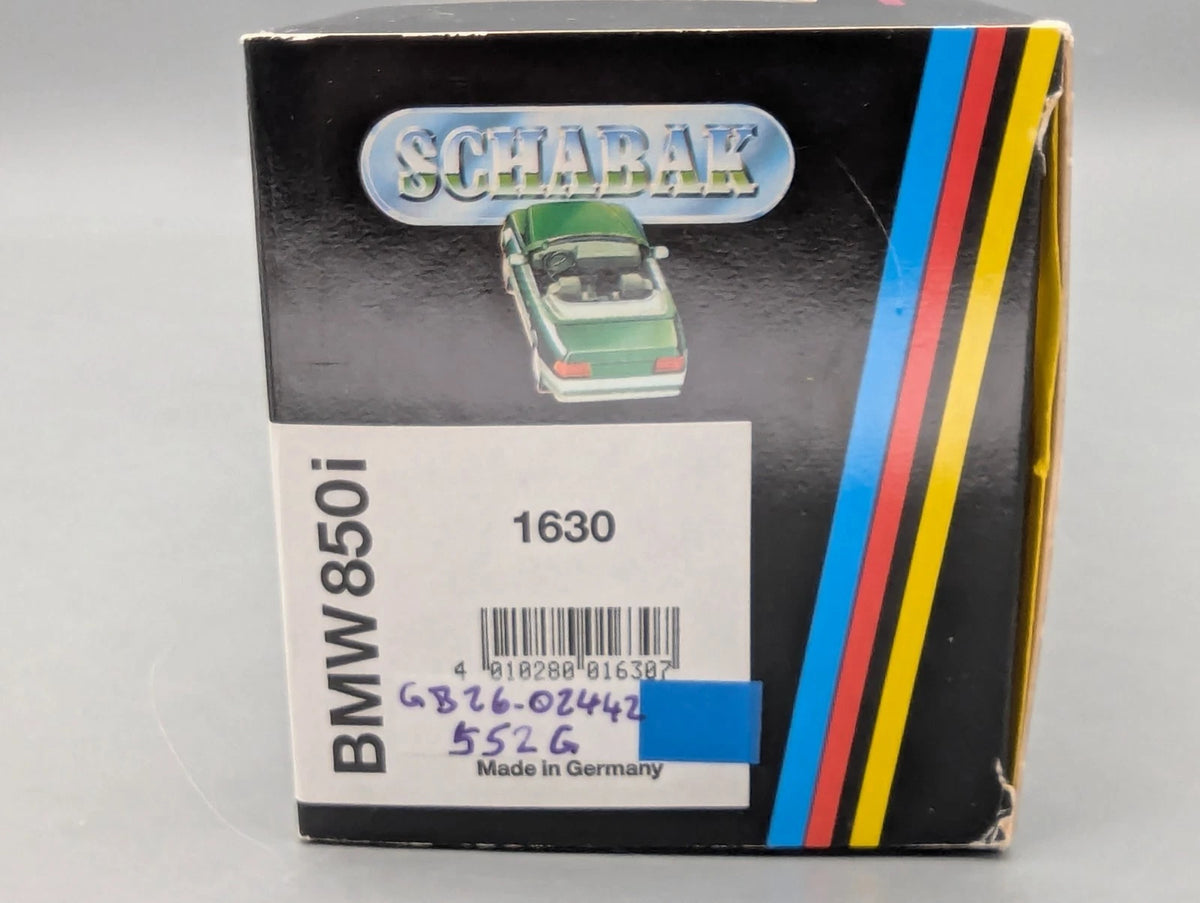 Modellautos 1:24 Schabak BMW 850i Schwarz mit OVP
