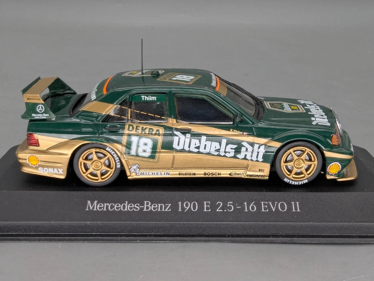 Modellautos 1:43 Minichamps Mercedes 190E EVO2 DTM 1992 #18 Thiim  Dealer OVP