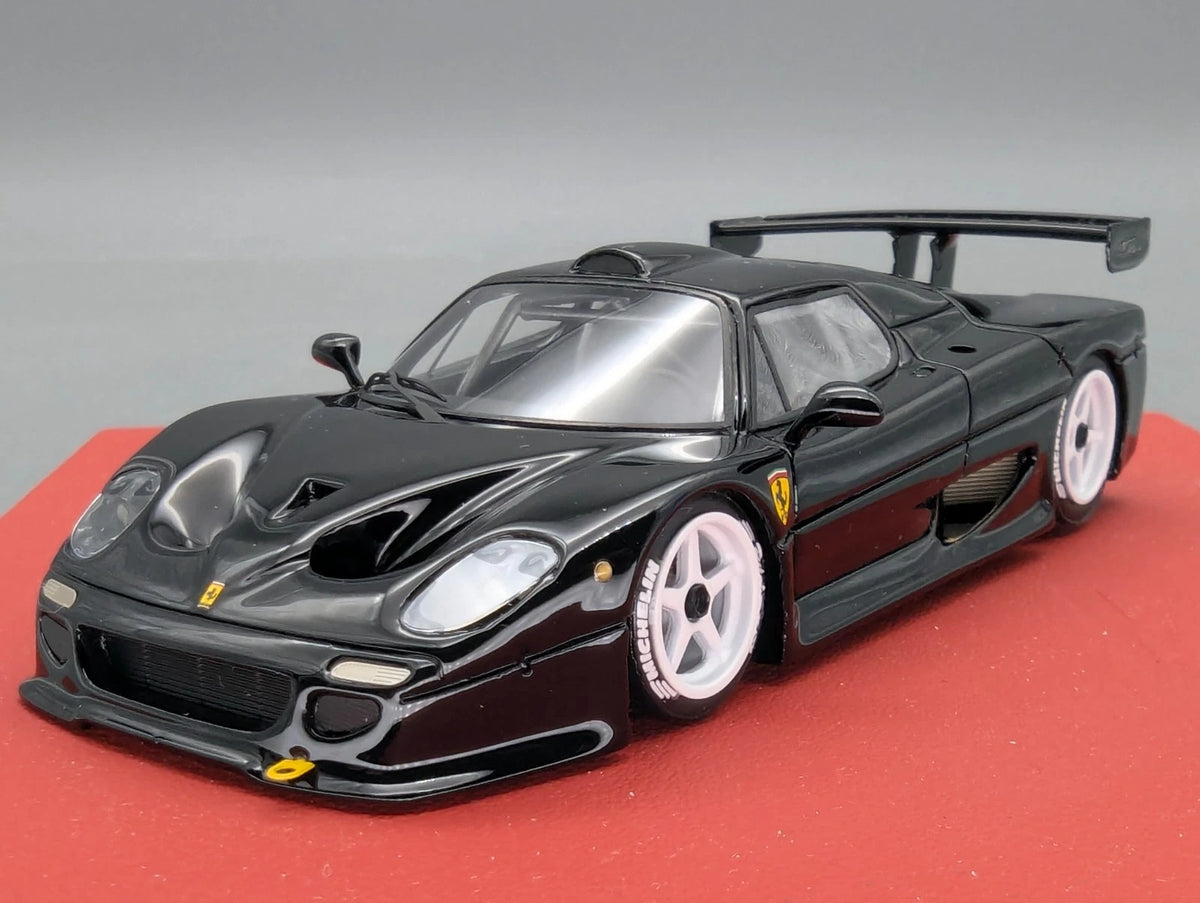 Modellautos 1:43 BBR Ferrari F50 Gloss Black Ltd 15/20 Medium Base Vitrine OVP