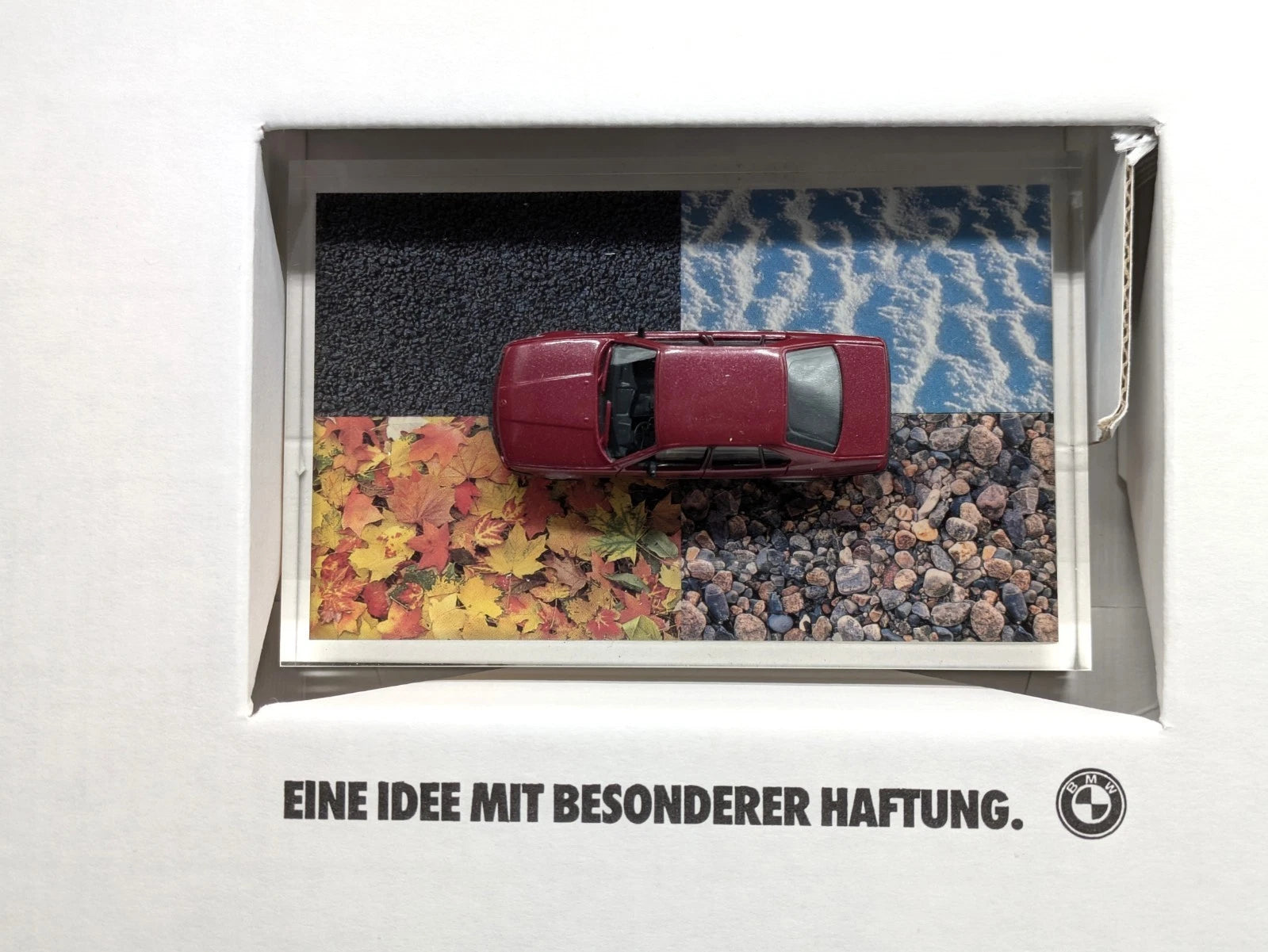 Modellauto 1:87 Herpa BMW 525ix "Idee mit besonderer Haftung" mit OVP