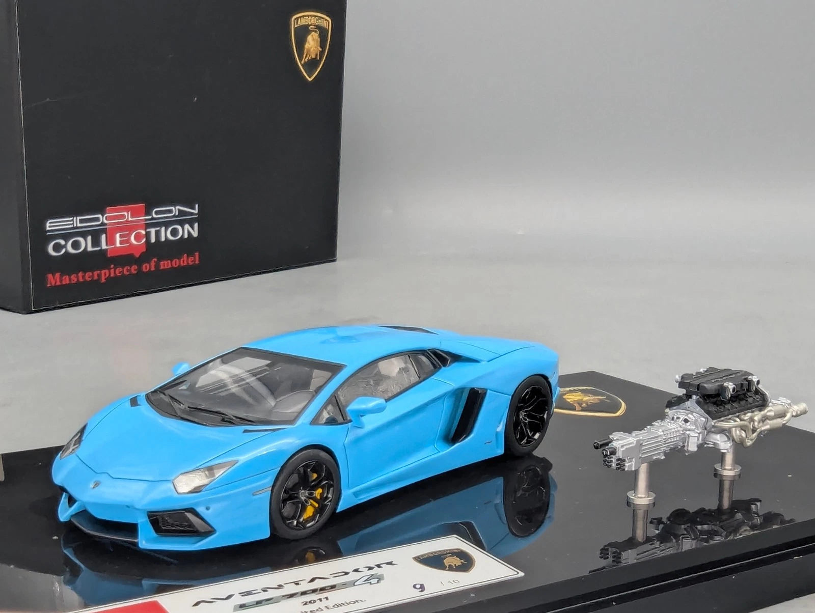 Eidolon Make Up 1:43 Lamborghini Aventador LP700-4 2011 Engine Set 09/10 OVP