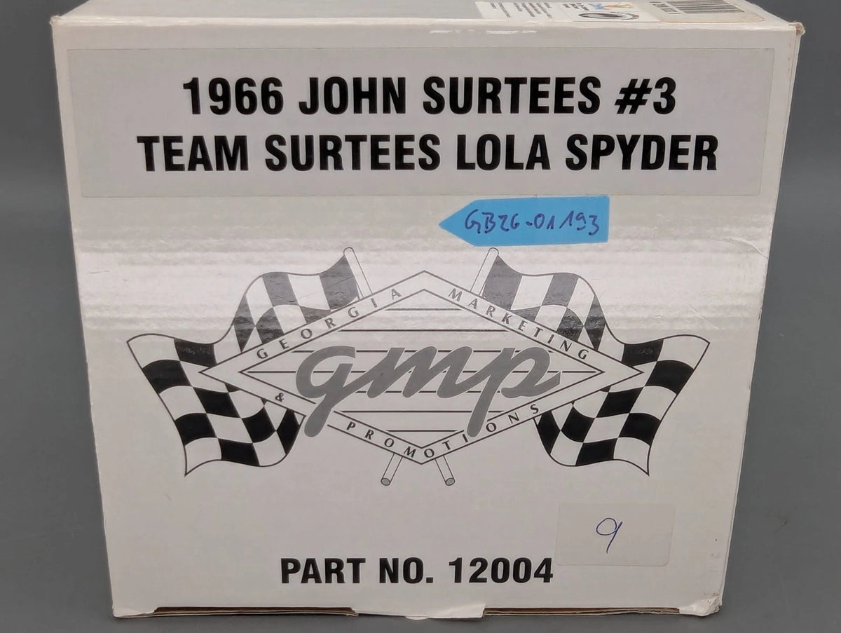 Modellautos 1:18 GMP Lola Spyder 1966 Team Surtees #3 John Surtees mit OPV