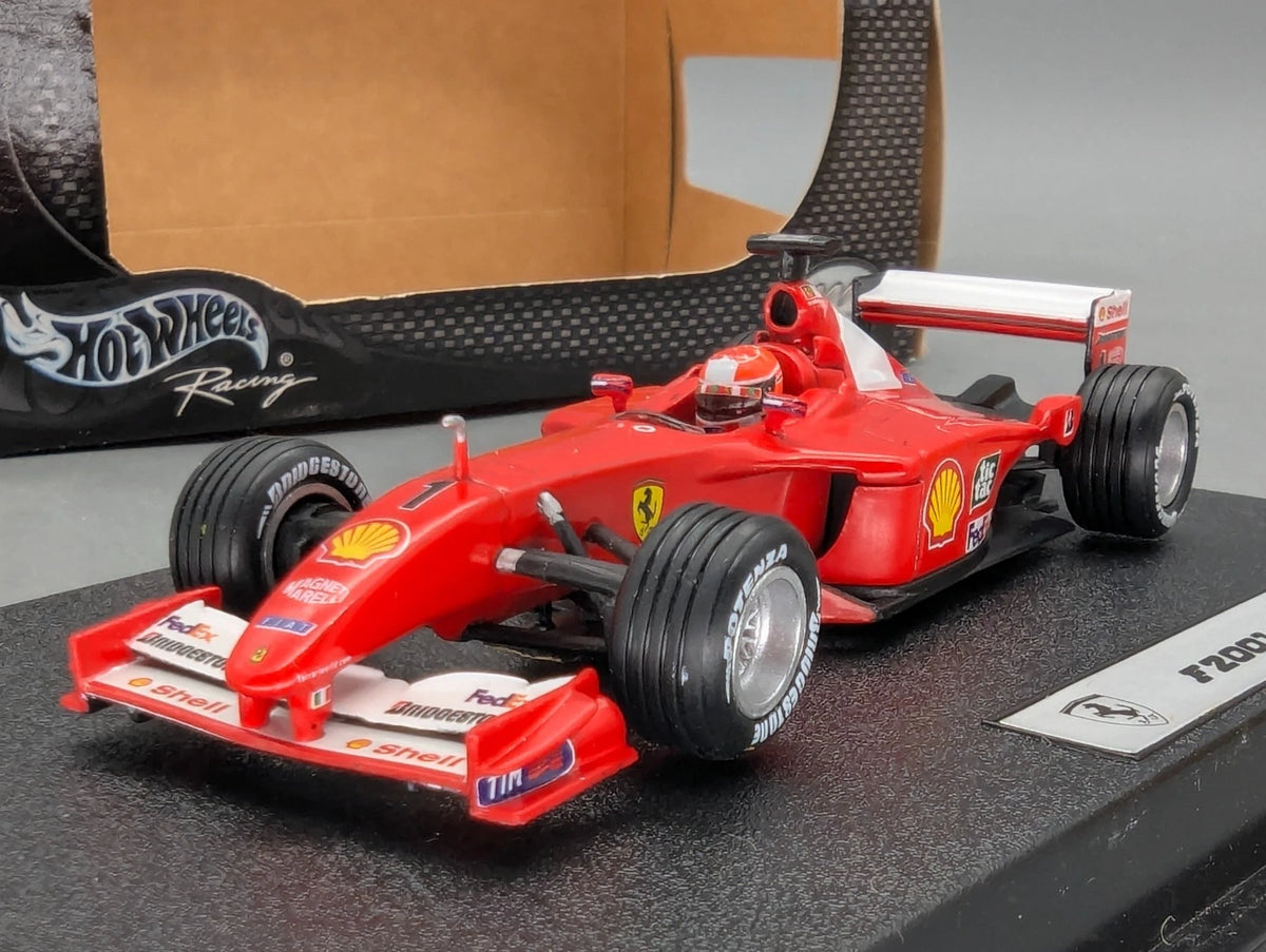 Modellautos 1:43 Hot Wheels Racing Ferrari F2001 #1 Schumacher mit OVP