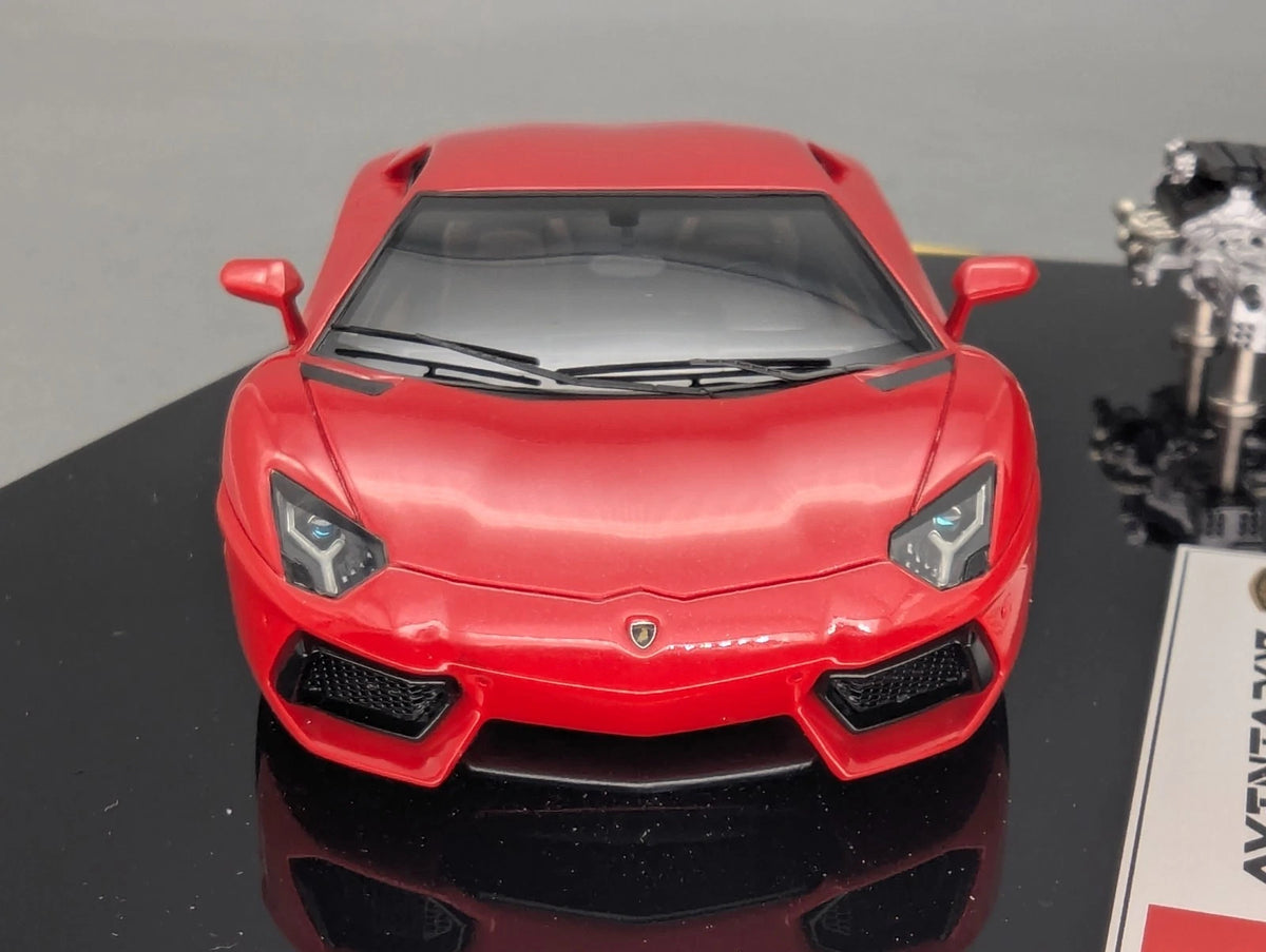 Eidolon Make Up 1:43 Lamborghini Aventador LP700-4 2011 Engine Set Rot mit OVP