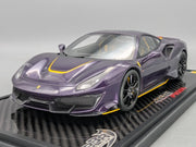 Modellautos 1:18 BBR Ferrari 488 Pista 2018 Violet Ltd 03/05 Stck in OVP