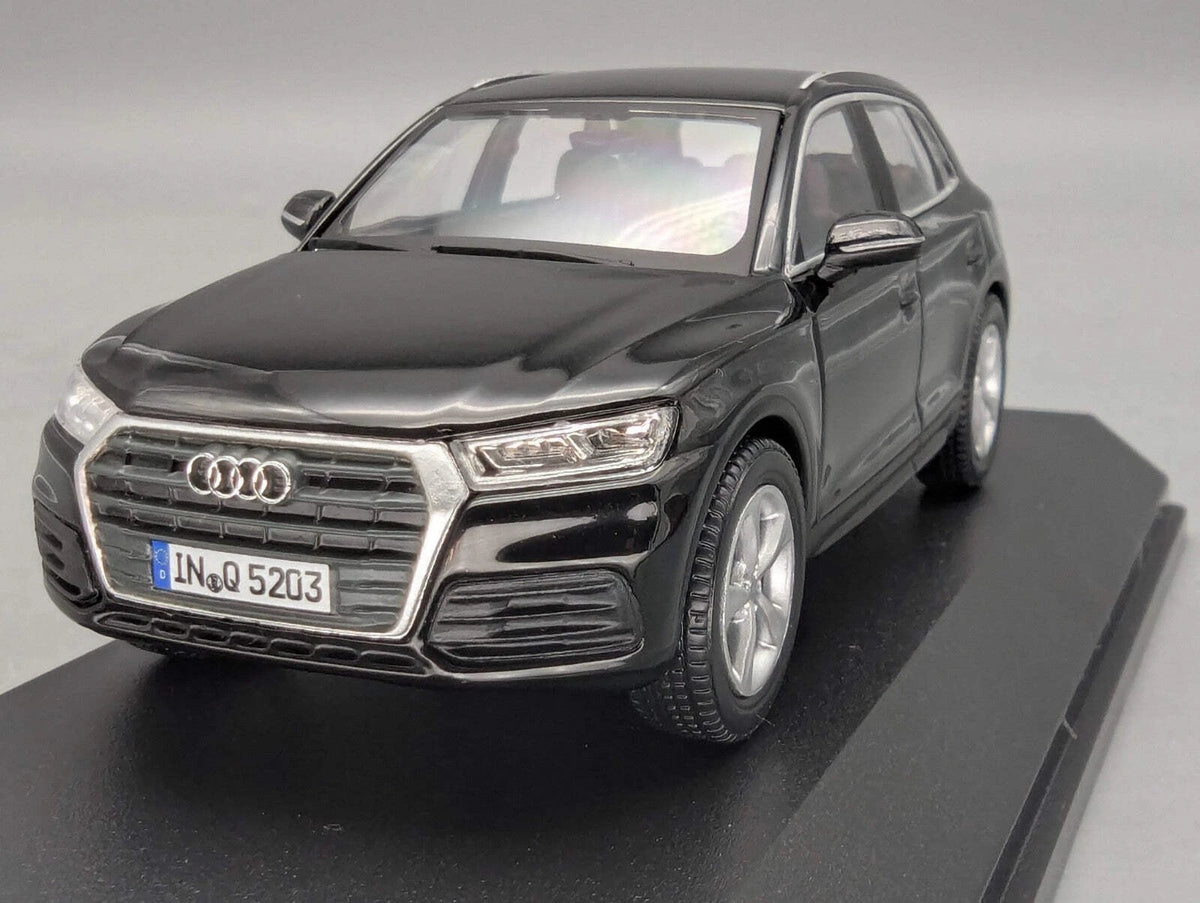 Modellautos 1:43 iScale Audi Q5 Mythosschwarz Schwarz Myth Black mit Dealer OVP