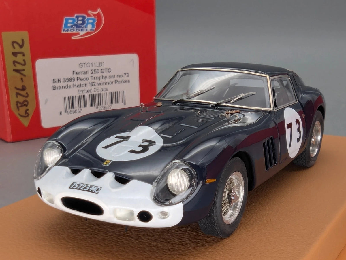 Modellautos 1:43 BBR Ferrari 250 GTO WINNER BH 1962 Ltd 01/05 #73 Parkes mit OVP