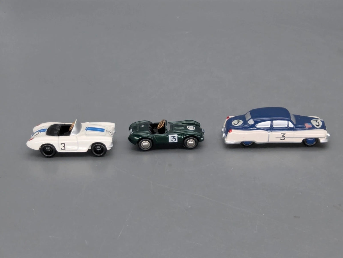 Modellautos 1:90 Schuco Piccolo 3-tlg Set Motor Klassik Sportwagen Legenden OVP