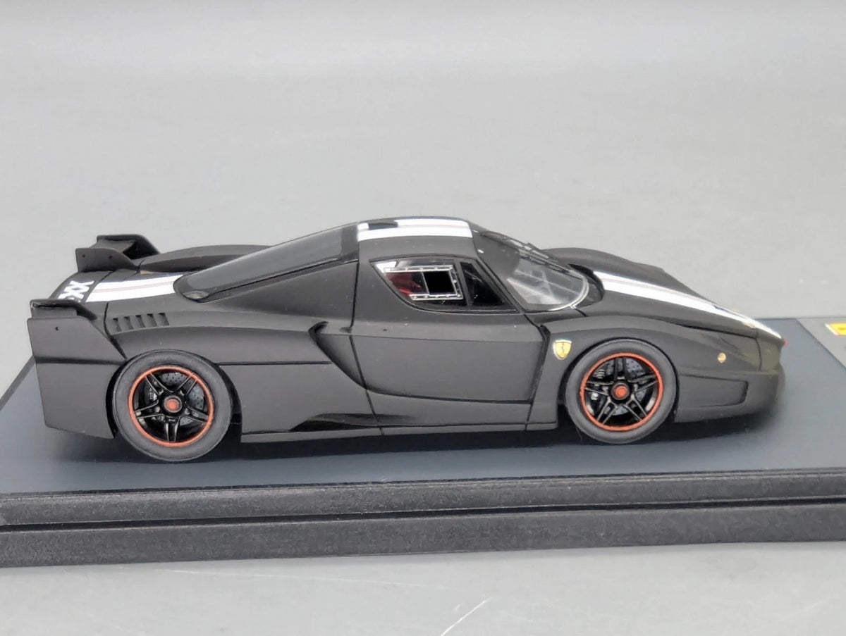 Modellautos 1:43 BBR Ferrari FXX 2006 Black Matt Ltd 20/20 mit Vitrine + OVP