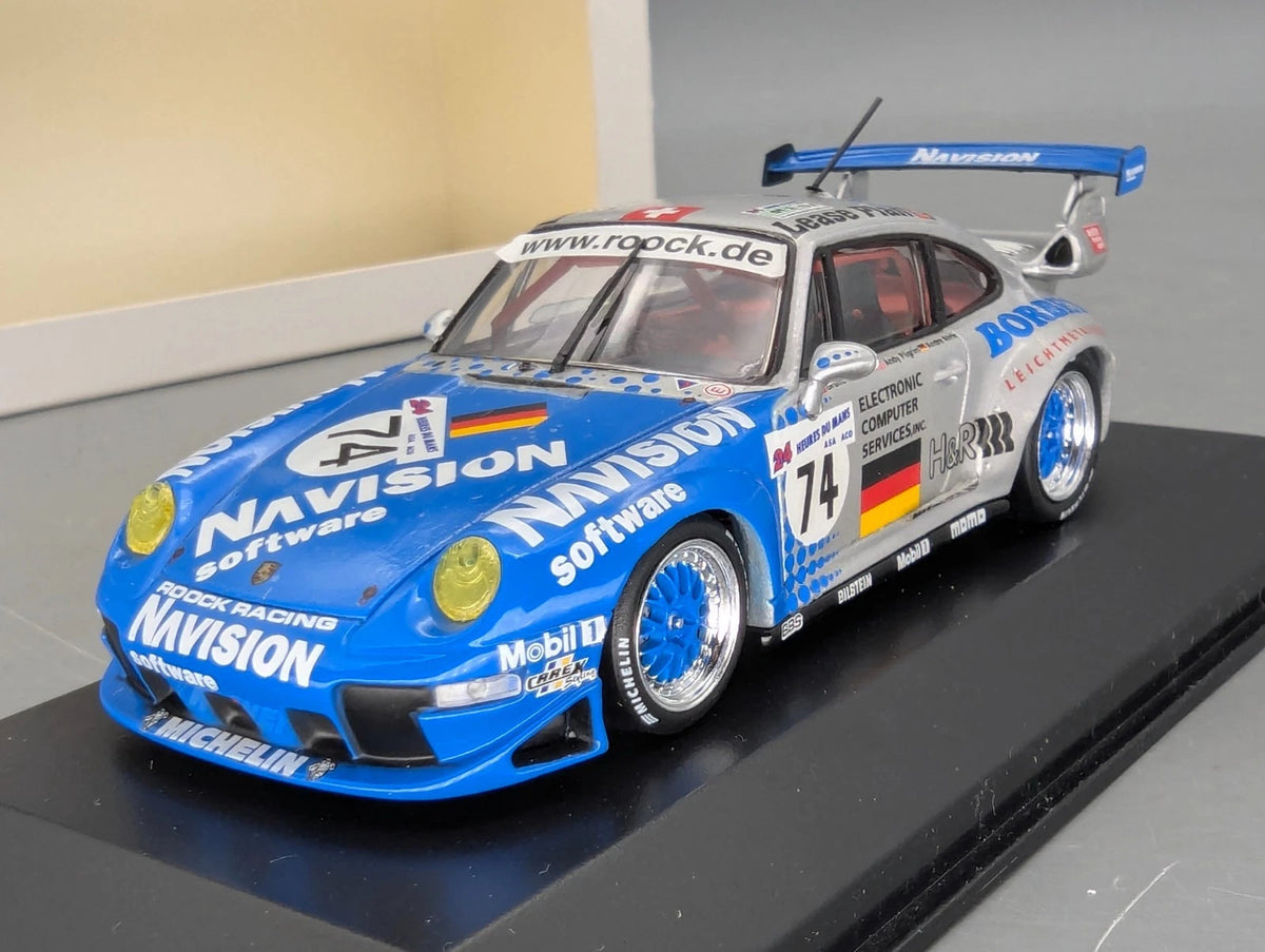 Modellautos 1:43 Minichamps Porsche 911 GT2 24h Le Mans 1997 #74 neutrale OVP