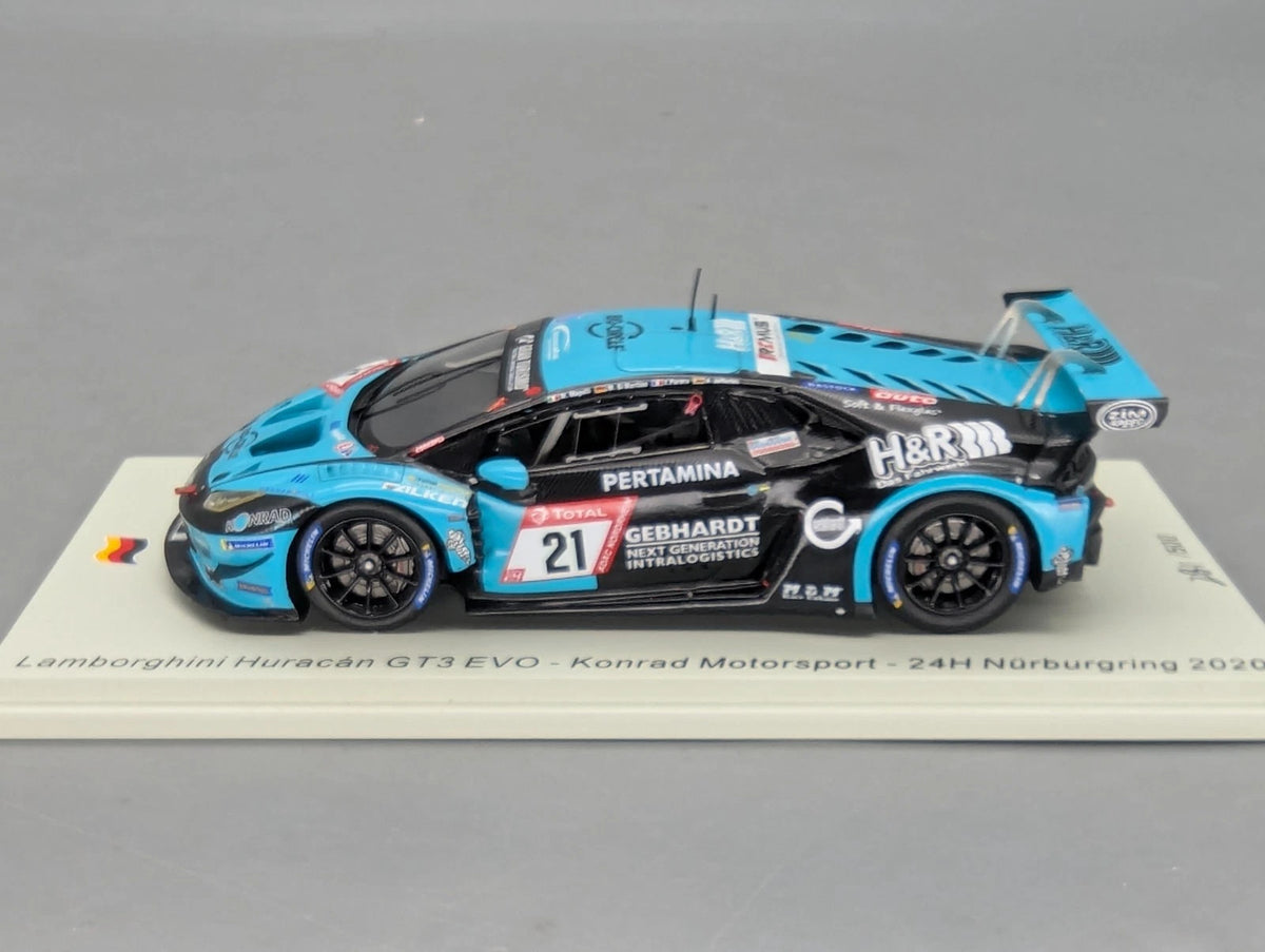Modellautos 1:43 Spark SG711 Lamborghini Huracan GT3 EVO 24h Nbrg 2020 #21 OVP