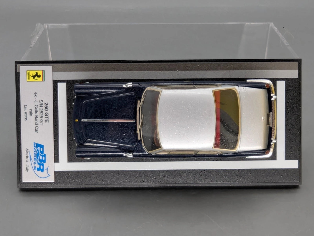 Modellautos 1:43 BBR Ferrari 250 GTE J. Geils Band Rain Version 1/35 Stück OVP