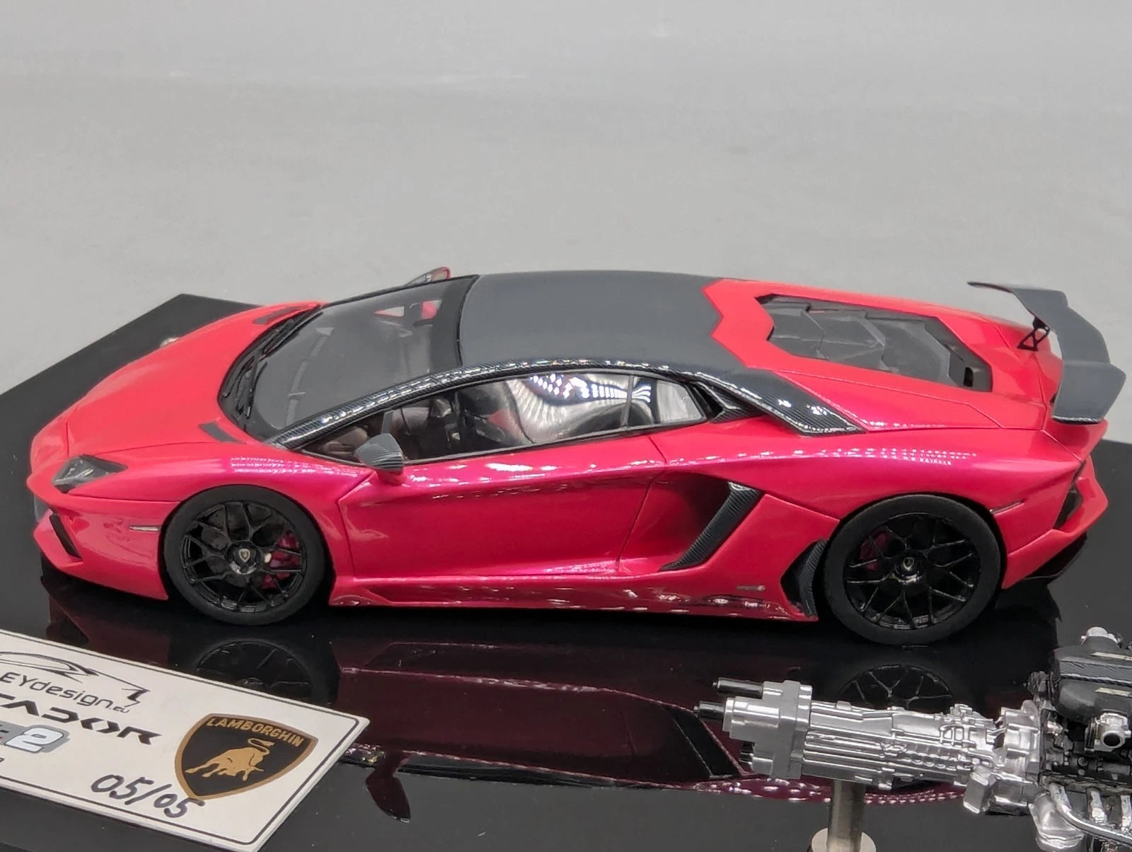 Eidolon Make Up 1:43 Lamborghini Aventador LP760-2 Engine Set Oakley 05/05 OVP