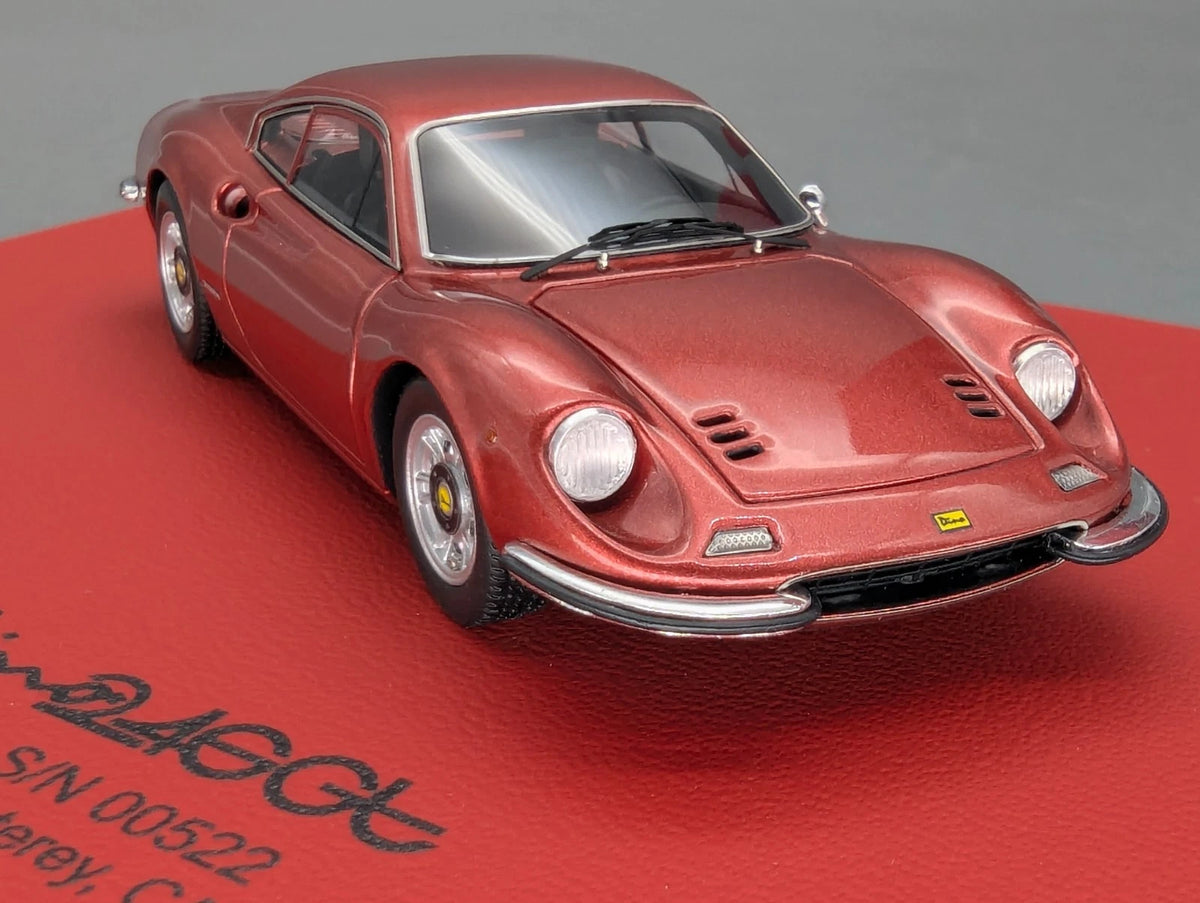Modellautos 1:43 BBR Ferrari 246 GT Dino 1969 Auction CA 2017 01/05 mit OVP