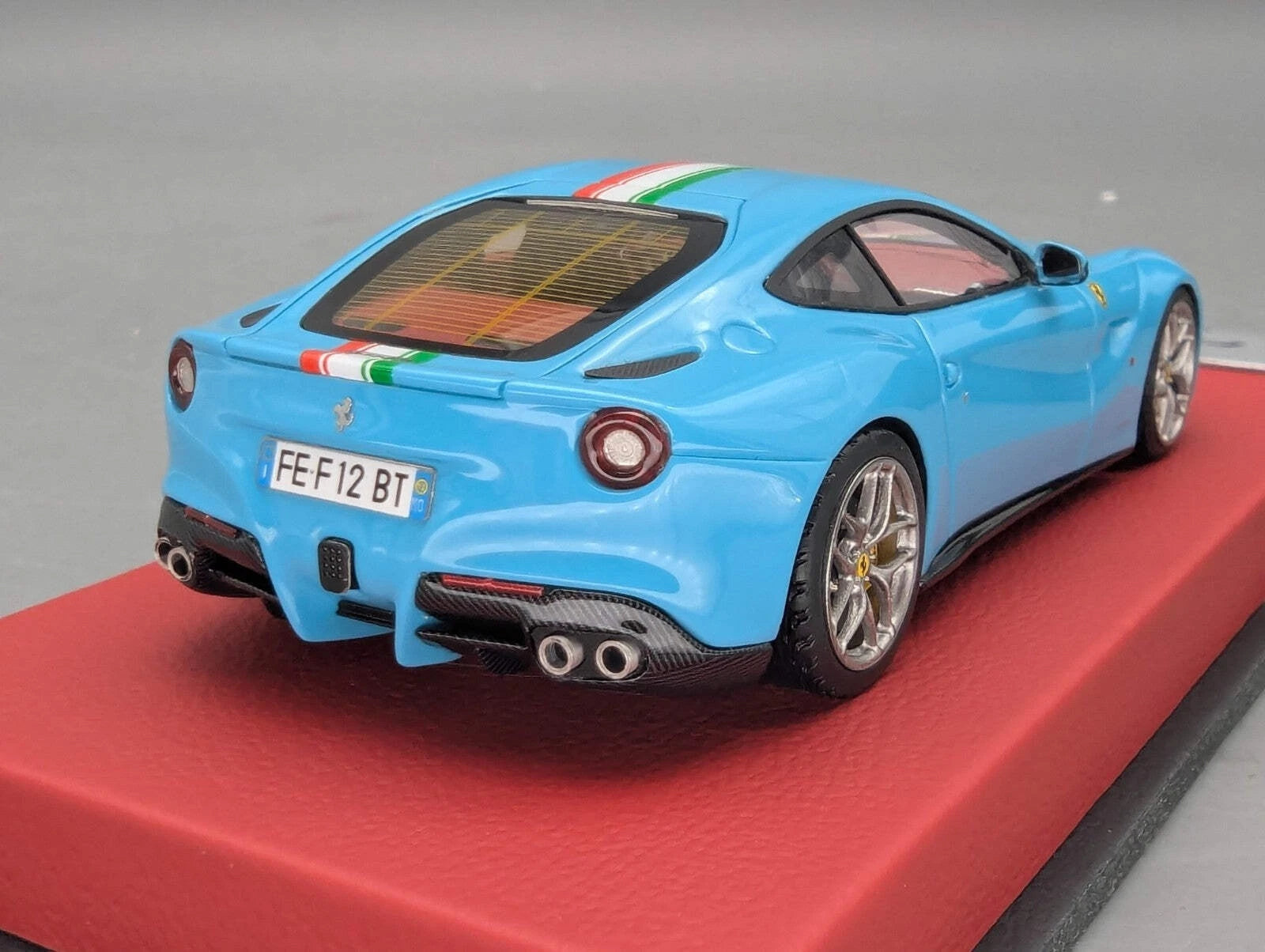 Modellautos 1:43 BBR Concept43 Ferrari F12 Berlinetta Baby Blu Ltd 07/25 mit OVP
