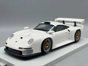 Modellautos 1:18 UT Models Porsche 911 GT1 Weiß mit OVP