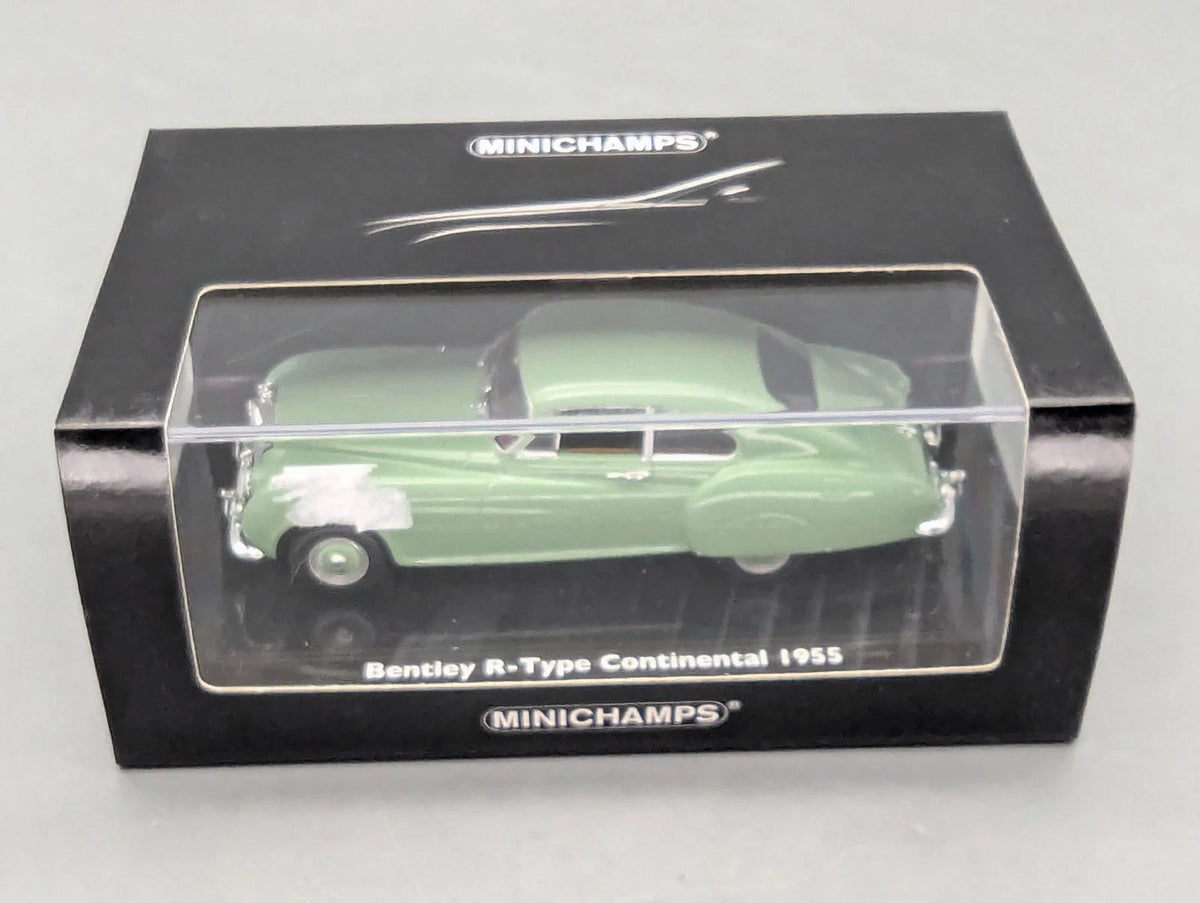 Modellautos 1:43 Minichamps Bentley R-Type Continental 1955 Grün mit OVP