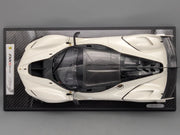 Modellautos 1:12 BBR Ferrari FXX-K EVO Met Italian White Ltd 01/01 Vitrine OVP