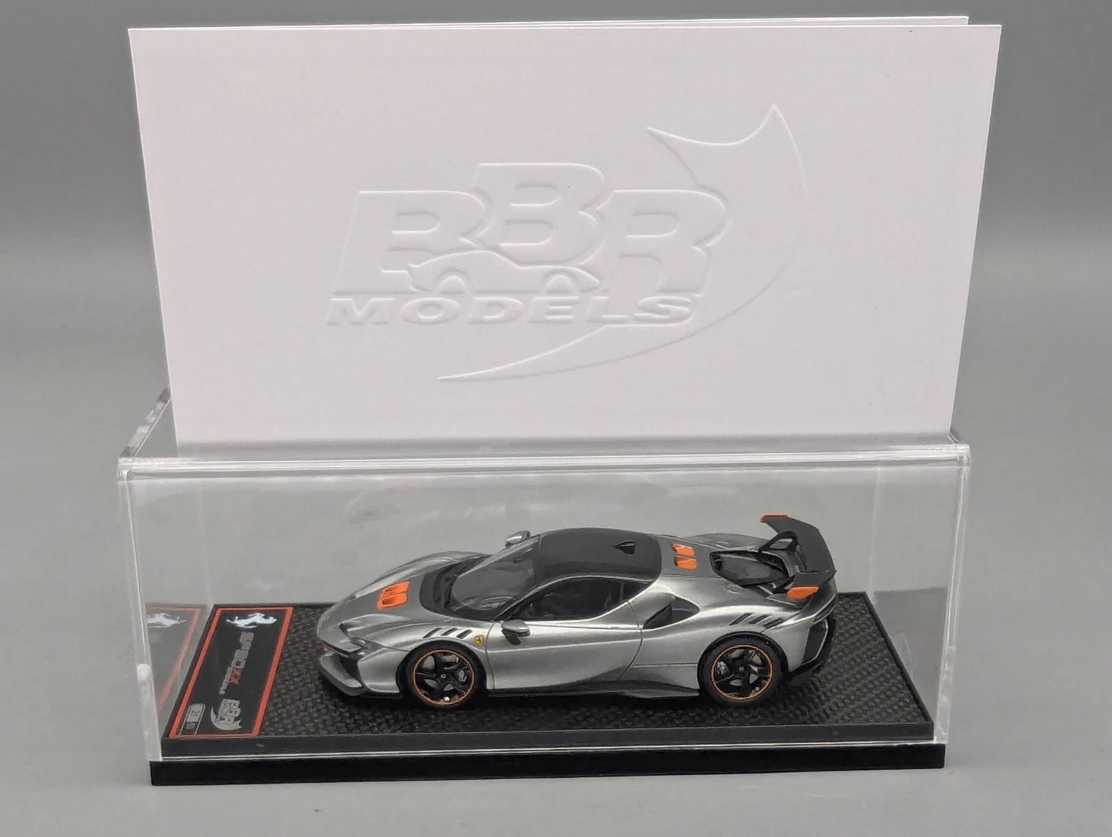 Modellautos 1:43 BBR Concept43 Ferrari SF90 XX Stradale Ltd 21/50 Grigio mit OVP