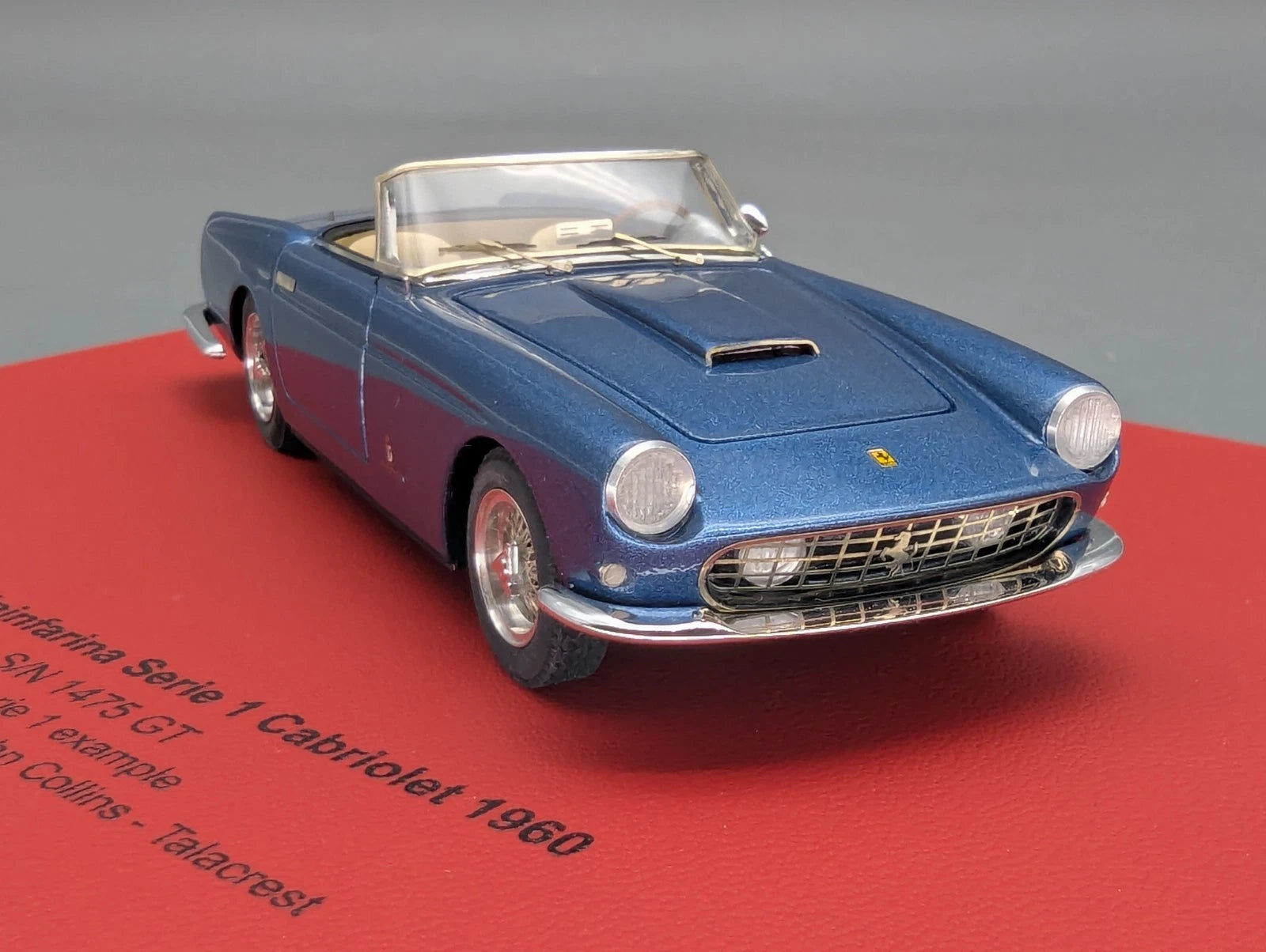 Modellautos 1:43 BBR Ferrari 250 GT Pininfarina Cabriolet 1960 Ltd 01/05 OVP