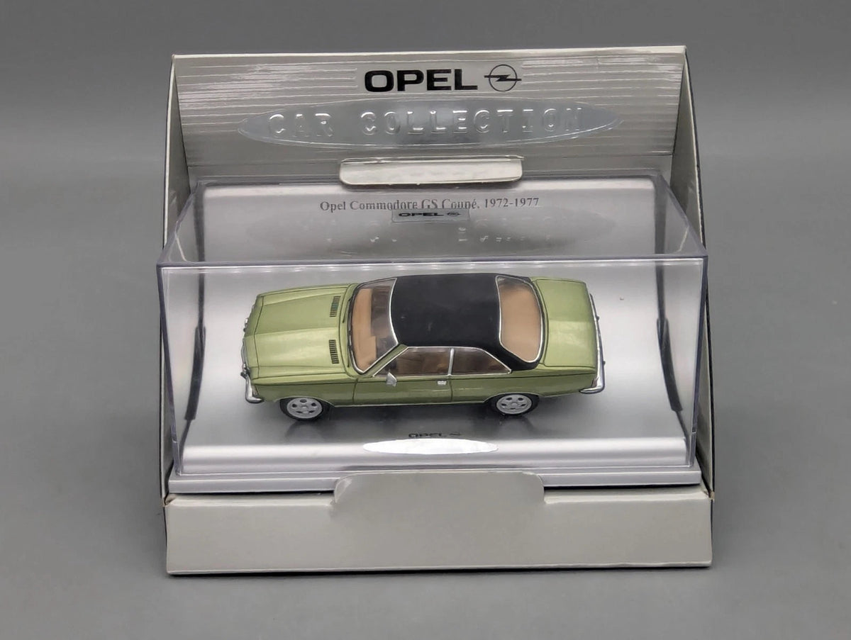 Modellautos 1:43 Ixo PCT Opel Car Collection Opel Commodore GS Coupe Dealer OVP
