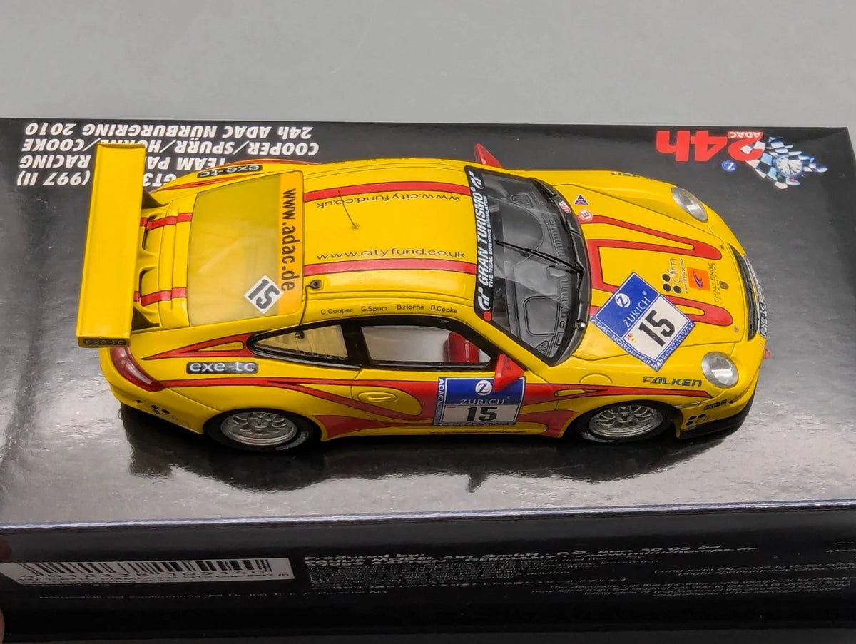 Modellautos 1:43 Minichamps Porsche 911 GT3 Cup 24h Nürburgring 2010 #15 mit OVP