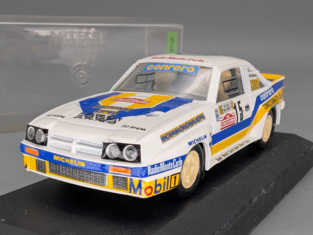 Modellautos 1:43 Vitesse Opel Manta 400 Rallye Sanremo 1983 #15 mit Vitrine