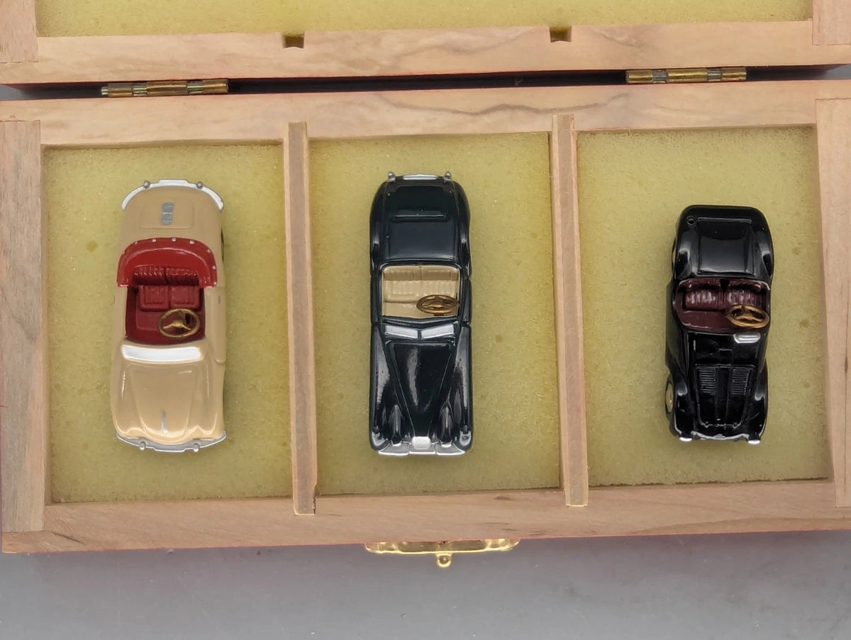 Modellautos 1:90 Schuco Piccolo-Set 1999 3-teilig Porsche Jaguar Ferrari OVP