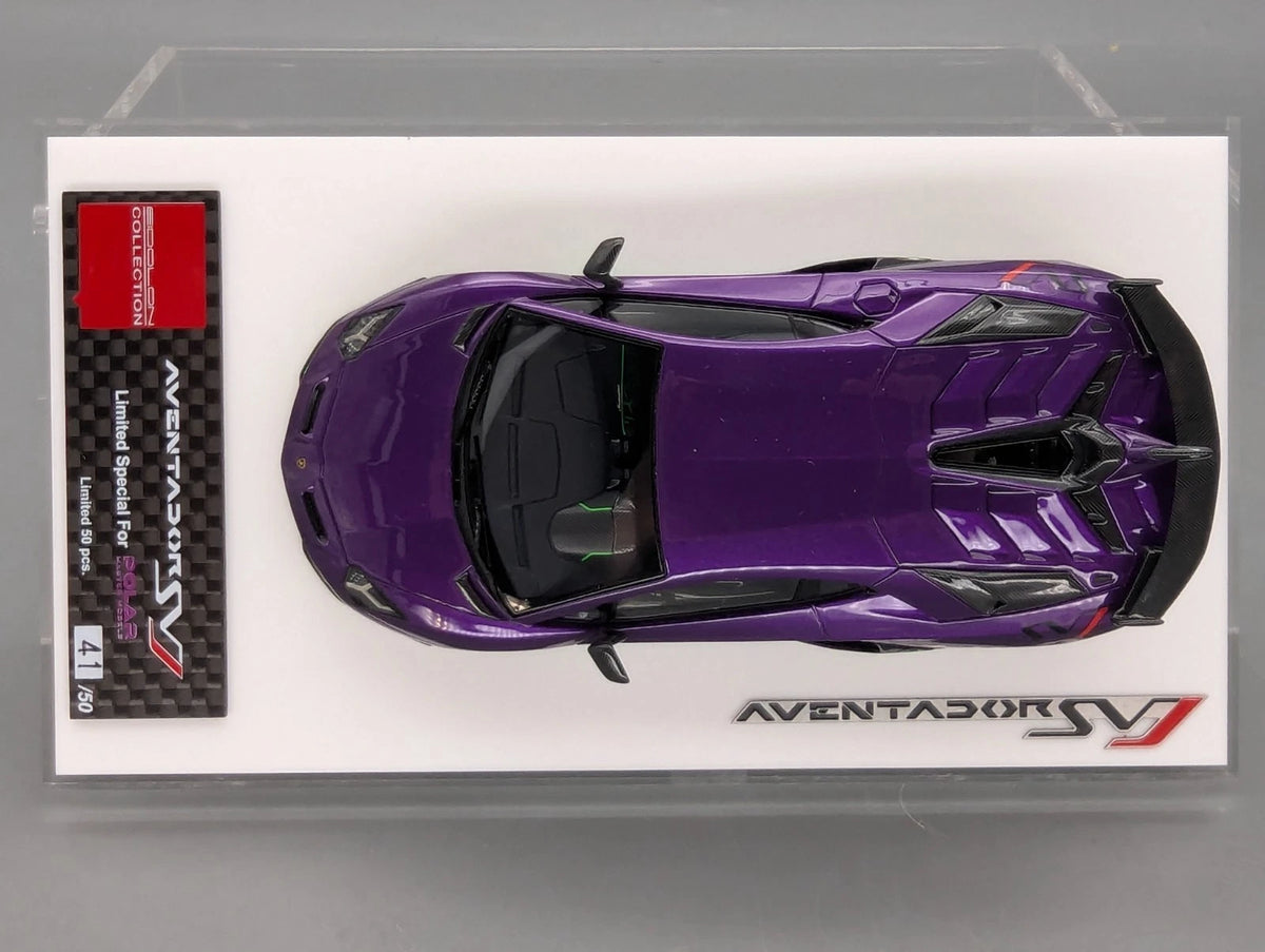 Eidolon Make Up 1:43 Lamborghini Aventador SVJ 2018 Limited 41/50 Viola Pac. OVP