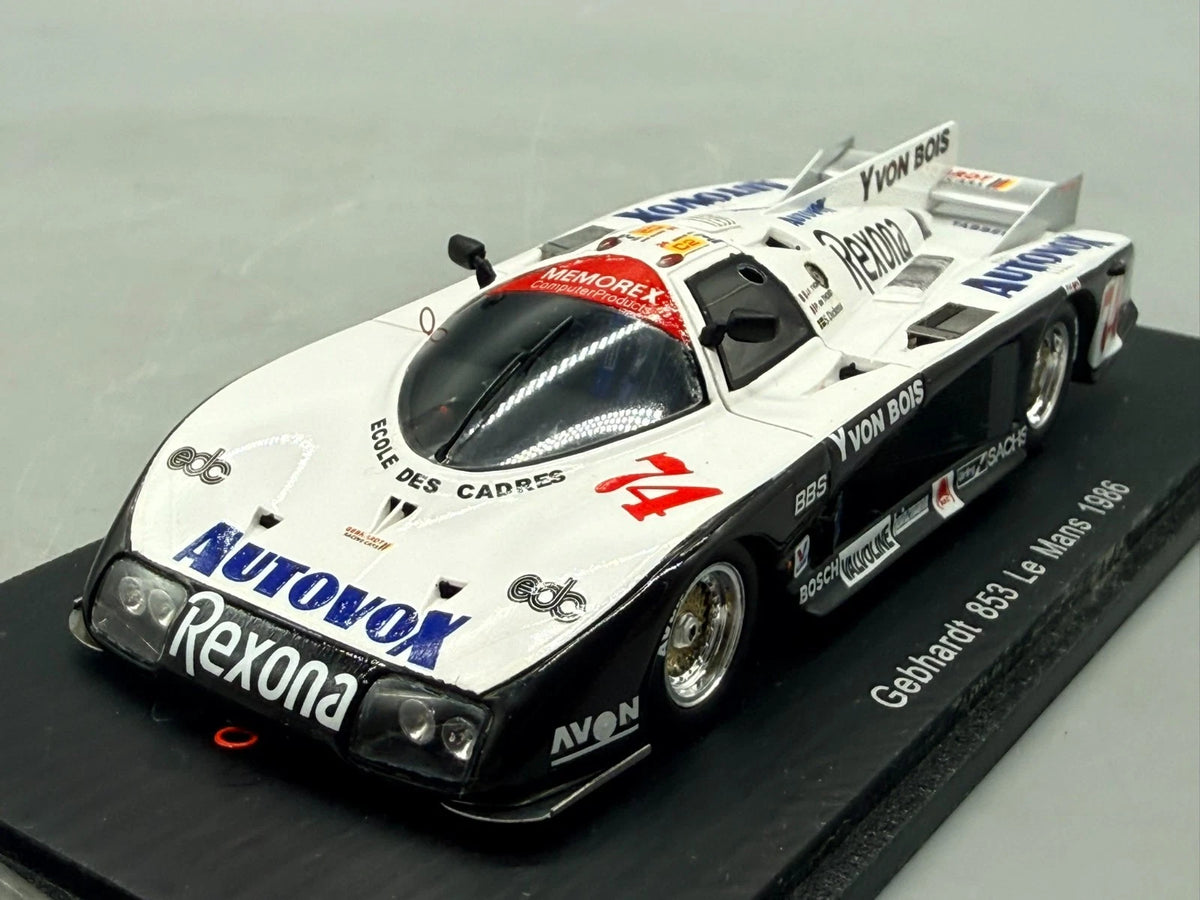 Modellautos 1:43 Spark Gebhardt 853 Le Mans 1986 #74 + OVP