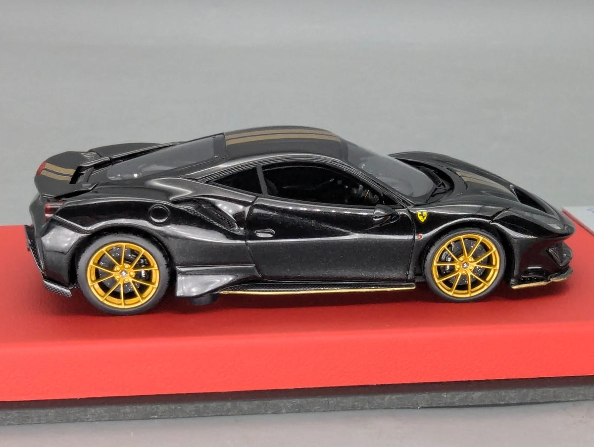 Modellautos 1:43 BBR Concept43 Ferrari 488 Pista RHD 2019 Nero St. Ltd 18/20 OVP
