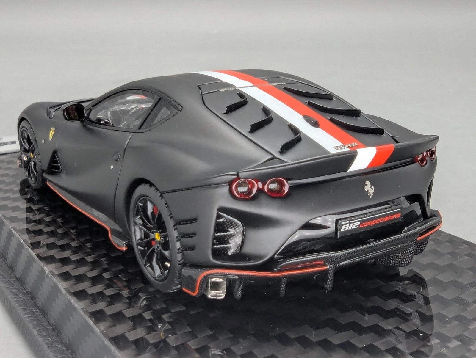 Modellautos 1:43 BBR Concept43 Ferrari 812 Competizione Nero Ltd 04/20 mit OVP
