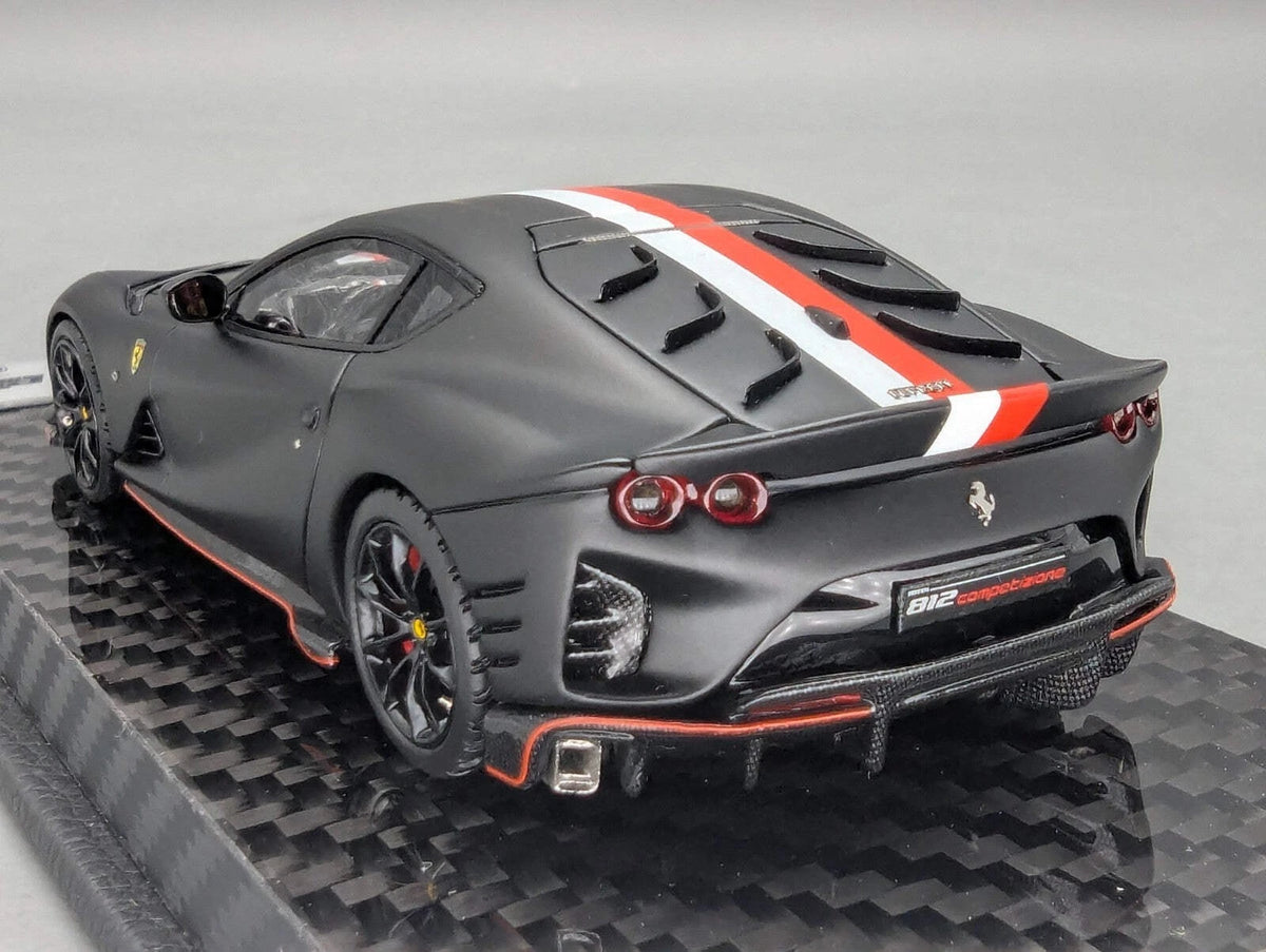 Modellautos 1:43 BBR Concept43 Ferrari 812 Competizione Nero Ltd 04/20 mit OVP