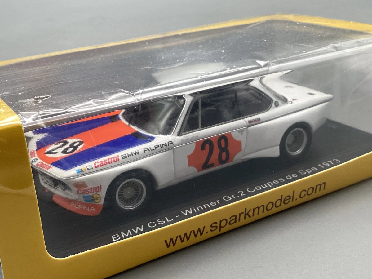 Modellautos 1:43 Spark BMW CSL Coupes De Spa 1973 mit OVP ungeöffnet