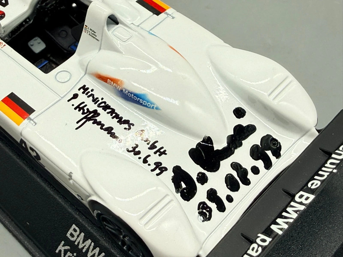 Modellautos 1:43 Minichamps BMW V12 LMR Winner 12h of Sebring 1999 #42 mit OVP