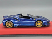 Modellautos 1:43 BBR Concept43 Ferrari 488 Pista Spider RHD BluTDF Ltd 01/20 OVP