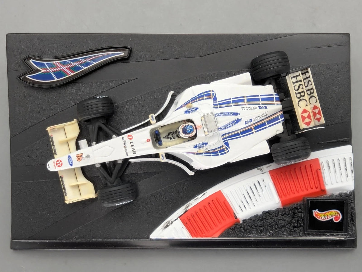 Modellautos 1:43 Hot Wheels Racing Stewart Ford sf3 #16 R. Barichello mit OVP